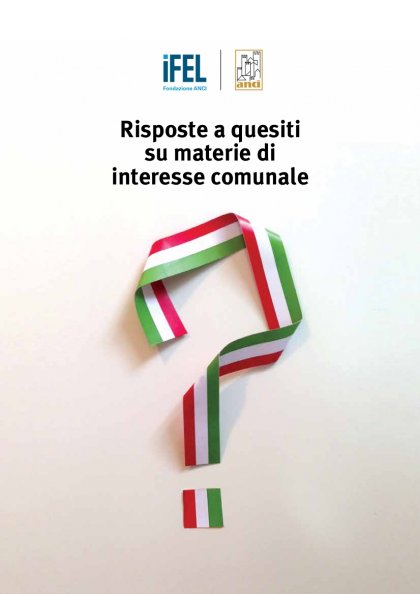 Risposte a quesiti su materie di interesse comunale