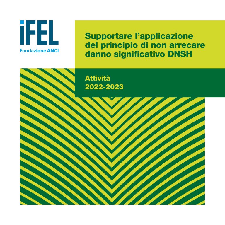 Supporto All’applicazione Del Principio Di Non Arrecare Danno ...