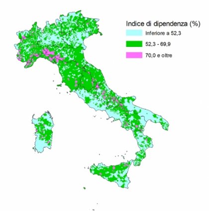 La dipendenza demografica nei comuni italiani - Scheda n.4