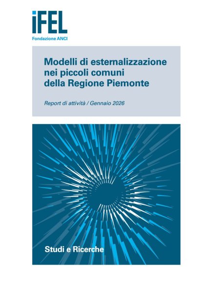 Modelli di esternalizzazione nei piccoli comuni della Regione Piemonte