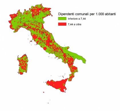 Il personale dipendente dei comuni italiani - Scheda n.2